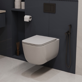 Подвесной унитаз Vincea Lina VT1-53T безободковый, с сиденьем микролифт, белый глянцевый