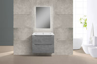 Мебель для ванной Vincea Norma 60 см Beton (бетон) подвесная 2 ящика