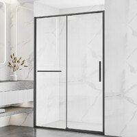 Душевые двери Vincea Slim Soft 120х200 VDS-1SS120CLGM стекло прозрачное, профиль вороненая сталь