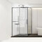 Фото Душевой уголок Vincea Slim Soft 120x100 VSR-1SS1012CLGM стекло прозрачное, профиль вороненая сталь 0