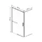 Фото Душевой уголок Vincea Slim Soft 120x100 VSR-1SS1012CLGM стекло прозрачное, профиль вороненая сталь 1