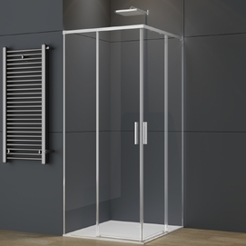 Душевой уголок Vincea Soft 90x90 VSS-3SO2900CL стекло прозрачное, профиль хром