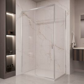 Душевой уголок Vincea Stella 110x80 VSR-1ST8011CL стекло прозрачное, профиль хром