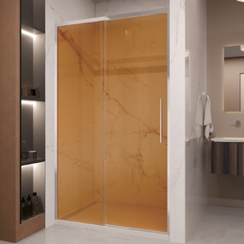 Душевая дверь Vincea Stella 120x200 VDS-1ST120GS стекло бронза, профиль хром