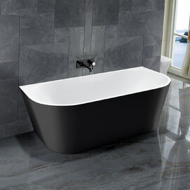 Акриловая ванна Vincea 170x80 VBT-421-1700MB черно-белая