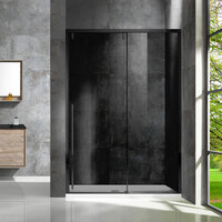 Душевые двери Vincea Lugano VDS-1L120CGB-1 120х195 стекло тонированное, профиль черный