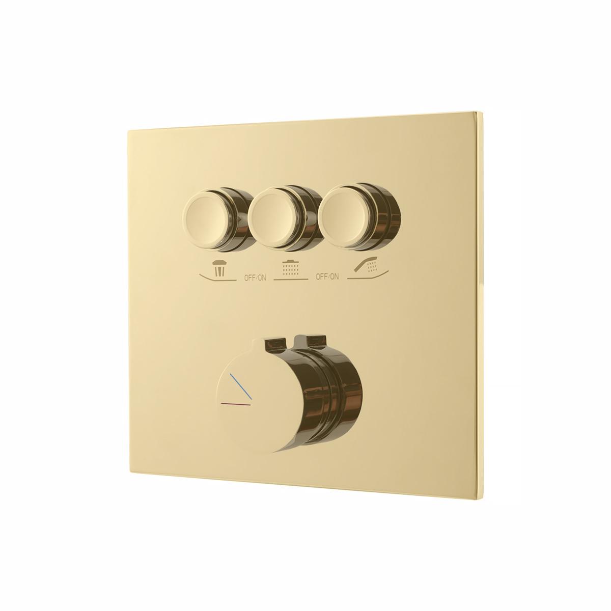 Встраиваемый смеситель для душа Vincea VSCV-431BG4 брашированное золото 17990₽