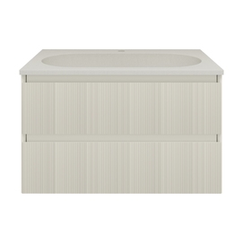 Фото Мебель для ванной комнаты Vincea Welle 80 см подвесная, 2 выкатных ящика soft-close, M.Beige