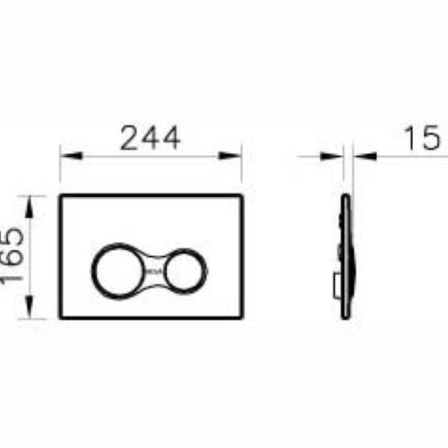 Кнопки для инсталляции Vitra 740-0486 8790₽