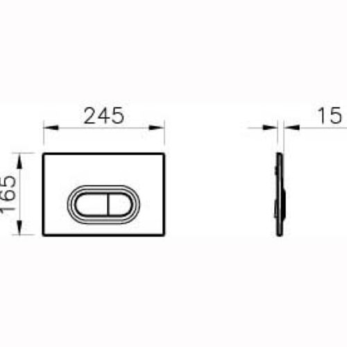 Кнопки для инсталляции Vitra 740-0580 6190₽