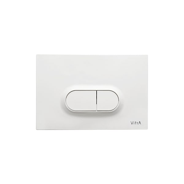 Кнопка для инсталляции Vitra Loop 740-0500 белая глянцевая, цвет белый глянец