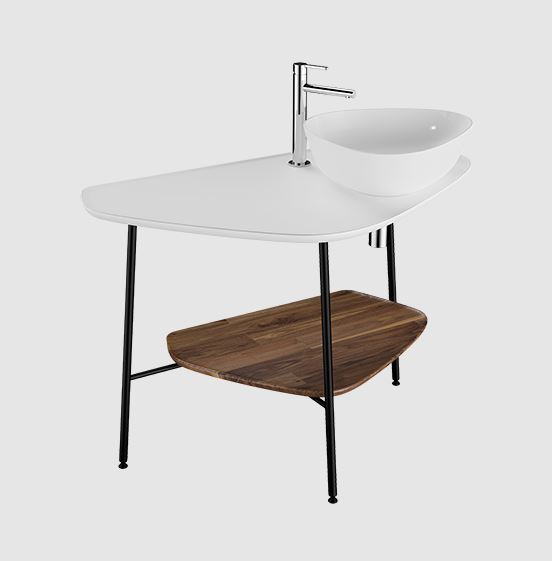 Столешница Vitra PLURAL 104 см 62581 матовый белый