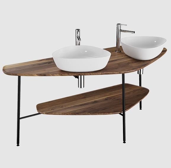 Столешница Vitra PLURAL 162 см 64043 американский орех