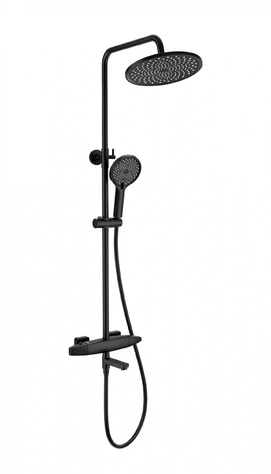 Душевая стойка WONZON & WOGHAND NEO WW-B3035-A2-MB