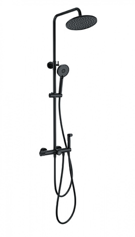 Душевая стойка с гигиеническим душем WONZON & WOGHAND  WW-B3097-A-MB