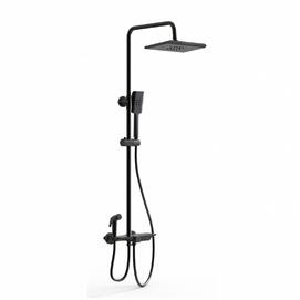 Душевая стойка с гигиеническим душем WONZON & WOGHAND  WW-B3310-MB