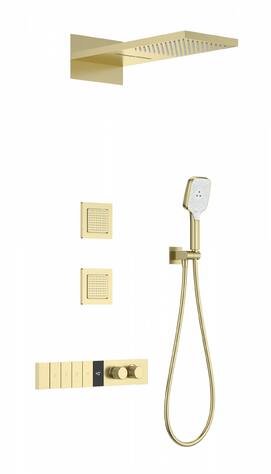 Встраиваемая душевая система WONZON & WOGHAND  WW-D4538-A-BG