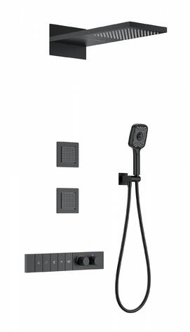 Встраиваемая душевая система WONZON & WOGHAND  WW-D4538-A-MB