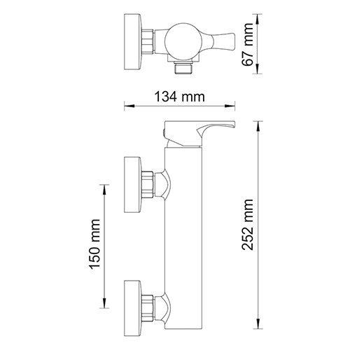 Смеситель для душа Wasserkraft Berkel 4802 хром - фото 4