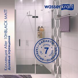 Душевой уголок Wasserkraft Aller 10H10RBLACK MATT