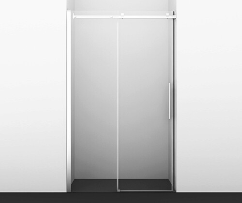 Душевая дверь в нишу Wasserkraft Alme 15R05 120x200 стекло прозрачное, профиль хром