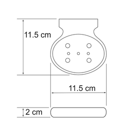 Фото Мыльница Wasserkraft Berkel K-6869 хром