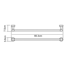 Фото Полотенцедержатель Wasserkraft Isen K-4030 хром