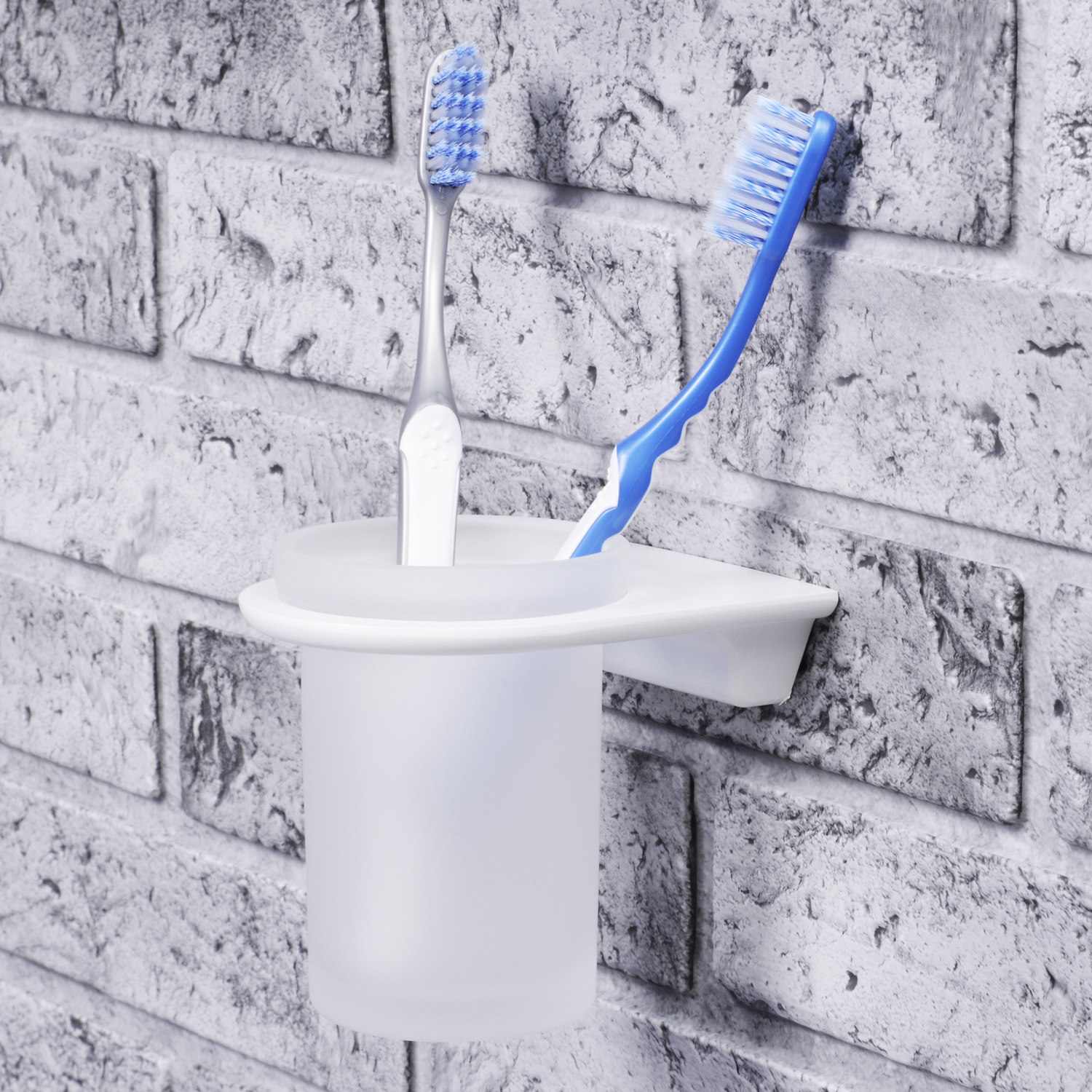 Стакан для зубных щеток Wasserkraft Kammel K-8328WHITE матовое стекло, белый - фото 2