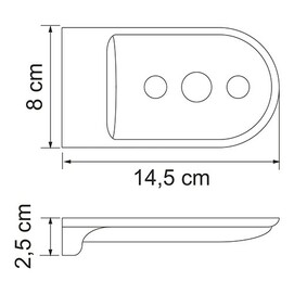 Фото Мыльница Wasserkraft Kammel K-8369 хром