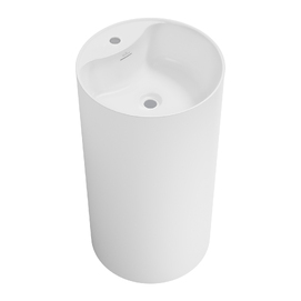 Напольная раковина Wellsee Chalice Perfection 45 см 230614000 из акрила, глянцевая белая