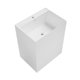 Напольная раковина Wellsee Doux 70 см 230502000 из акрила, матовая белая