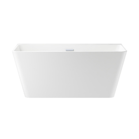 Акриловая ванна Wellsee Graceful Pro 140x74 отдельностоящая, белая, на ножках, со сливом и донным клапаном 230901001