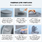 Фото Подвесной унитаз Wellsee Pure BY Wellsee 182605001 безободковый, с крышкой микролифт, матовый серый 5