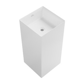 Напольная раковина Wellsee Pure BY Wellsee 40 см 230711000 из акрила, глянцевая белая