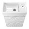 Фото Мебель для ванной комнаты Wellsee WC Area 40 см 221801001 подвесная,  матовая белая 3