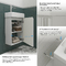 Фото Мебель для ванной комнаты Wellsee WC Area 40 см 221801001 подвесная,  матовая белая 4