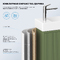Фото Мебель для ванной комнаты Wellsee WC Area 40 см 221805006 подвесная и напольная, с черными ножками, матовая зеленая 5
