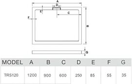 Фото Душевой поддон WeltWasser WW TR TRS120