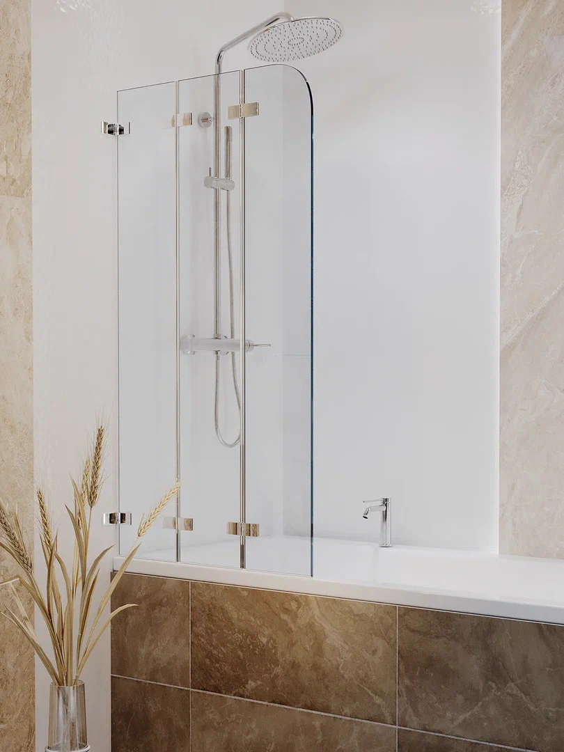 Шторка для ванны WeltWasser 100ZD3-75 75x140 хром 10200₽