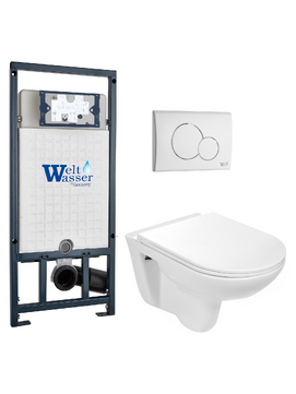 Комплект 3 в 1 Унитаз приставной WeltWasser  10000010358