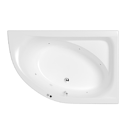 Гидромассажная ванна Whitecross AQUARELLA 170x110 0109.170110.100.SOFT.CR белая, форсунки хром