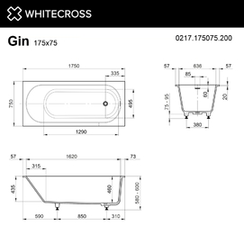      Whitecross Gin 175x75 0217.175075.200  