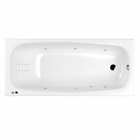 Акриловая ванна Whitecross Layla 170x75 LINE NANO 0102.170075.100.LINENANO.CR хром