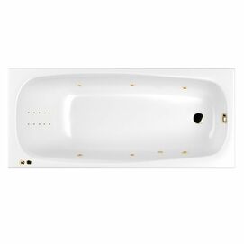 Акриловая ванна Whitecross Layla 170x75 LINE NANO 0102.170075.100.LINENANO.GL золото