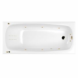 Акриловая ванна Whitecross Layla 170x75 SMART NANO 0102.170075.100.SMARTNANO.GL золото