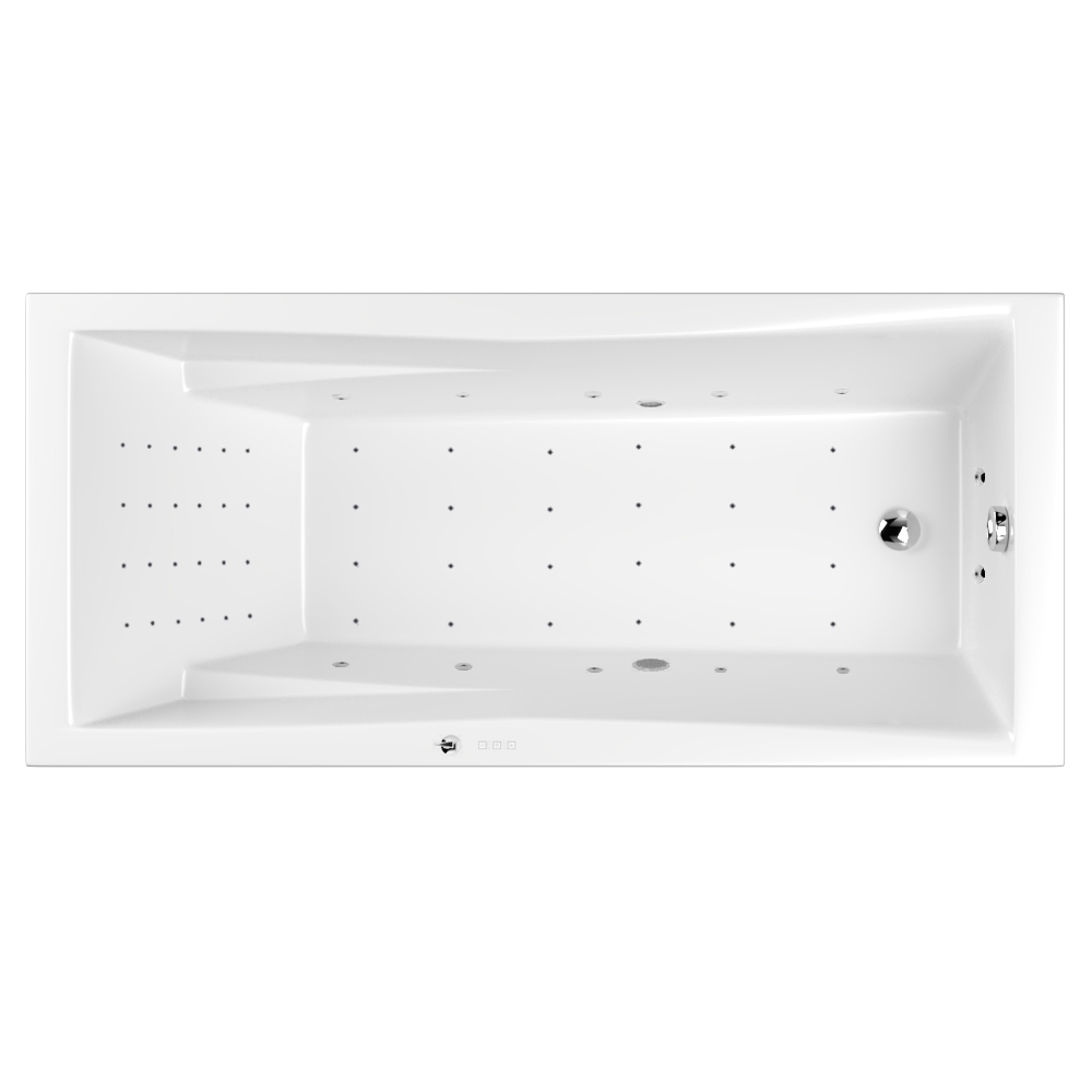 Гидромассажная ванна Whitecross Palace 170x75 NANO 0104170075100NANOCR хром 206707₽