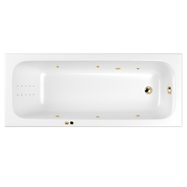 Акриловая ванна Whitecross Vibe 170x70 LINENANO 0105.170070.100.LINENANO.GL золото
