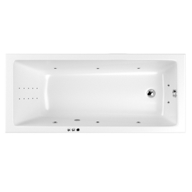 Акриловая ванна Whitecross Wave 170x75 SMARTNANO 0101.170075.100.SMARTNANO.CR хром