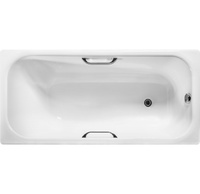 Чугунная ванна Wotte Start 1500x700UR с отверстиями для ручек