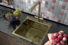 Кухонная мойка ZorG PVD SZR 51 Bronze